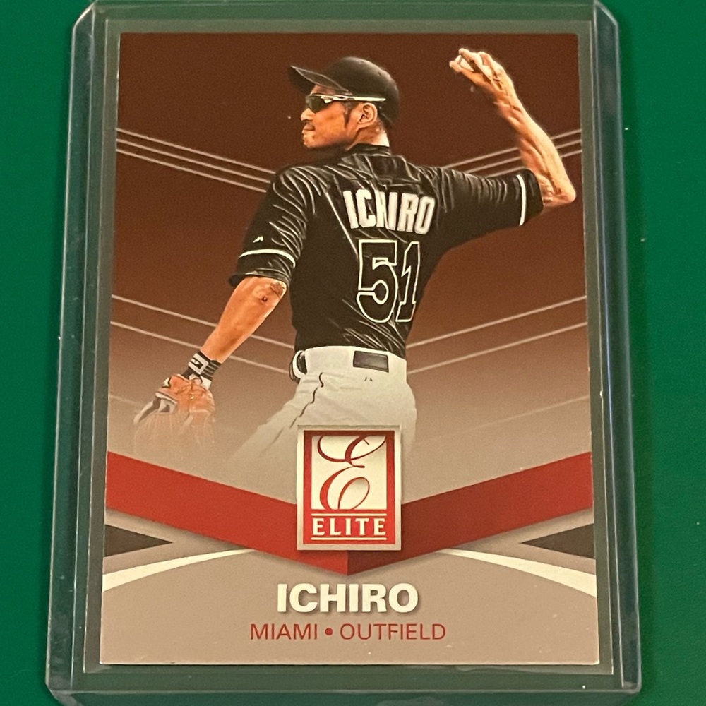 Ichiro #43 2015 Panini Donruss Elite Baseball Trading Card